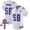 Women’s Minnesota Vikings 2024 Prince Vapor Limited Jersey – All Stitched – White Limited – Prince 1958