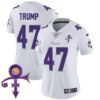 Women’s Minnesota Vikings 2024 Prince Vapor Limited Jersey – All Stitched – White Limited – Donald Trump