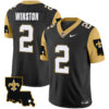 Men’s Saints 1987 Legacy Vapor Limited Jersey V2 – All Stitched – Black – Jameis Winston