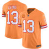 Men’s Tampa Bay Buccaneers Throwback Vapor Limited Jersey V2 – All Stitched – Creamsicle – Mike Evans