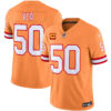 Men’s Tampa Bay Buccaneers Throwback Vapor Limited Jersey V2 – All Stitched – Creamsicle – Vita Vea