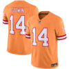 Men’s Tampa Bay Buccaneers Throwback Vapor Limited Jersey V2 – All Stitched – Creamsicle – Chris Godwin