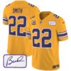 Men’s Vikings Bud Grant Patch Classic Limited Jersey – All Stitched – Gold – Harrison Smith