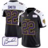 Men’s Vikings Bud Grant Patch Classic Limited Jersey V6 – All Stitched – Black Alternate – Harrison Smith