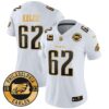 WoEagles 2024 Gold Vapor Limited Jersey – Est. 1933 Patch – All Stitched – White Gold – Jason Kelce Jersey