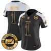 WoEagles 2024 Gold Vapor Limited Jersey – Est. 1933 Patch – All Stitched – Alternate – Jalen Hurts Jersey