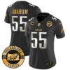WoEagles 2024 Gold Vapor Limited Jersey – Est. 1933 Patch – All Stitched – Black Limited – Brandon Graham Jersey