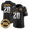 Eagles 2024 Gold Vapor Limited Jersey – Est. 1933 Patch – All Stitched – Black Limited – Brian Dawkins Jersey