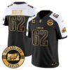 Eagles 2024 Gold Vapor Limited Jersey – Est. 1933 Patch – All Stitched – Alternate – Jason Kelce Jersey