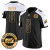 Eagles 2024 Gold Vapor Limited Jersey – Est. 1933 Patch – All Stitched – Alternate – DeVonta Smith Jersey