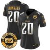 WoEagles 2024 Gold Vapor Limited Jersey – Est. 1933 Patch – All Stitched – Black Limited – Brian Dawkins Jersey