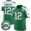 Philadelphia Eagles 2024 Throwback Vapor Limited Jersey – Est. 1933 Patch – All Stitched – Kelly Alternate – Randall Cunningham Jersey