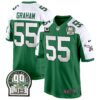 Eagles Jerome Brown Patch Kelly Green Alternate Game Jersey – All Stitched – Kelly Alternate – Brandon Graham Jersey