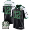 Eagles Jerome Brown Patch Kelly Green Alternate Game Jersey – All Stitched – Black Alternate – Randall Cunningham Jersey