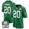 Eagles Jerome Brown Patch Kelly Green Alternate Game Jersey – All Stitched – Kelly Green – Brian Dawkins Jersey
