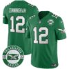 Philadelphia Eagles 2024 Throwback Vapor Limited Jersey – Est. 1933 Patch – All Stitched – Kelly Green – Randall Cunningham Jersey