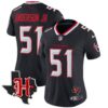 Women’s Houston Texans 2024 Texas Patch Vapor Limited Jersey V5 – All Stitched – Navy – Will Anderson Jr. Jersey