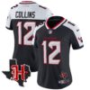 Women’s Houston Texans 2024 Texas Patch Vapor Limited Jersey V5 – All Stitched – Navy Alternate – Nico Collins Jersey