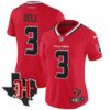 Women’s Houston Texans 2024 Texas Patch Vapor Limited Jersey V5 – All Stitched – Red – Tank Dell Jersey