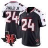 Houston Texans 2024 Texas Patch Vapor Limited Jersey V5 – All Stitched – Navy Alternate – Derek Stingley Jr. Jersey