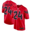 Houston Texans 2024 Game Jersey – All Stitched – Red – Derek Stingley Jr. Jersey