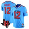 Houston Texans 2024 Texas Patch Vapor Limited Jersey V5 – All Stitched – Blue – Nico Collins Jersey