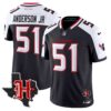 Houston Texans 2024 Texas Patch Vapor Limited Jersey V5 – All Stitched – Navy Alternate – Will Anderson Jr. Jersey