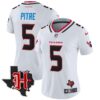 Women’s Houston Texans 2024 Texas Patch Vapor Limited Jersey V5 – All Stitched – White – Jalen Pitre Jersey