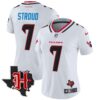 Women’s Houston Texans 2024 Texas Patch Vapor Limited Jersey V5 – All Stitched – White – C.J. Stroud Jersey