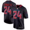 Houston Texans 2024 Game Jersey – All Stitched – Navy Limited – Derek Stingley Jr. Jersey