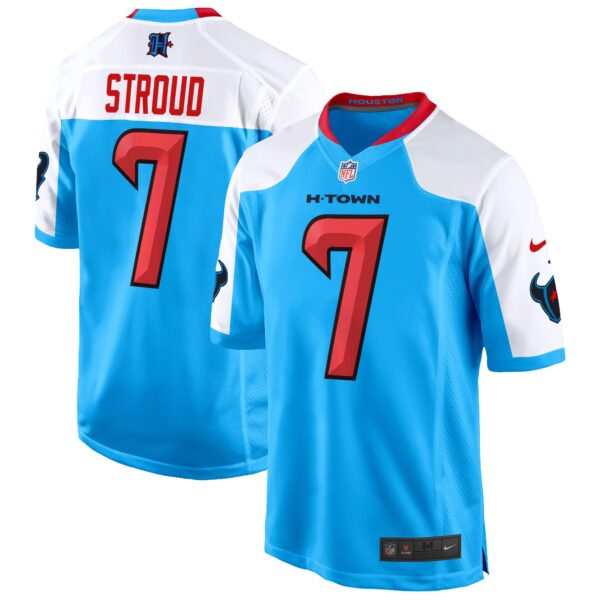 Houston Texans 2024 Game Jersey – All Stitched – Blue Alternate – C.J. Stroud Jersey