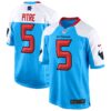 Houston Texans 2024 Game Jersey – All Stitched – Blue Alternate – Jalen Pitre Jersey