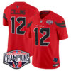 Houston Texans 2024 AFC South Division Champions Patch Vapor Limited Jersey – All Stitched – Red – Nico Collins Jersey