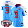 Houston Texans 2024 AFC South Division Champions Patch Vapor Limited Jersey – All Stitched – Blue Alternate – Tank Dell Jersey