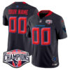 Houston Texans 2024 AFC South Division Champions Patch Vapor Limited Custom Jersey – All Stitched – Navy Limited Jersey