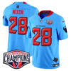 Houston Texans 2024 AFC South Division Champions Patch Vapor Limited Jersey – All Stitched – Blue – Joe Mixon Jersey