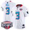 Houston Texans 2024 AFC South Division Champions Patch Vapor Limited Jersey – All Stitched – White – Tank Dell Jersey