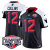 Houston Texans 2024 AFC South Division Champions Patch Vapor Limited Jersey – All Stitched – Navy Alternate – Nico Collins Jersey