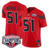 Houston Texans 2024 AFC South Division Champions Patch Vapor Limited Jersey – All Stitched – Red – Will Anderson Jr. Jersey