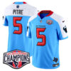 Houston Texans 2024 AFC South Division Champions Patch Vapor Limited Jersey – All Stitched – Blue Alternate – Jalen Pitre Jersey