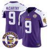 Minnesota Vikings King Of The North Patch Vapor Limited Jersey – Est. 1961 Patch – All Stitched – Purple Alternate – J.J. McCarthy Jersey