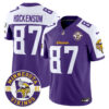 Minnesota Vikings King Of The North Patch Vapor Limited Jersey – Est. 1961 Patch – All Stitched – Purple Alternate – T.J. Hockenson Jersey