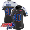 Women’s Buffalo Bills 2024 Bills Mafia Patch Vapor Limited Jersey – All Stitched – Black Alternate – Von Miller Jersey