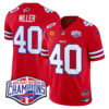 Bills 2024 AFC East Division Champions Vapor Limited Jersey – All Stitched – Red – Von Miller Jersey