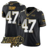 Buffalo Bills 2024 Bills Mafia Patch Gold Vapor Limited Jersey – All Stitched – Black Limited – Donald Trump Jersey