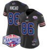 Women’s Bills 2024 AFC East Division Champions Vapor Limited Jersey – All Stitched – Black – Dalton Kincaid Jersey