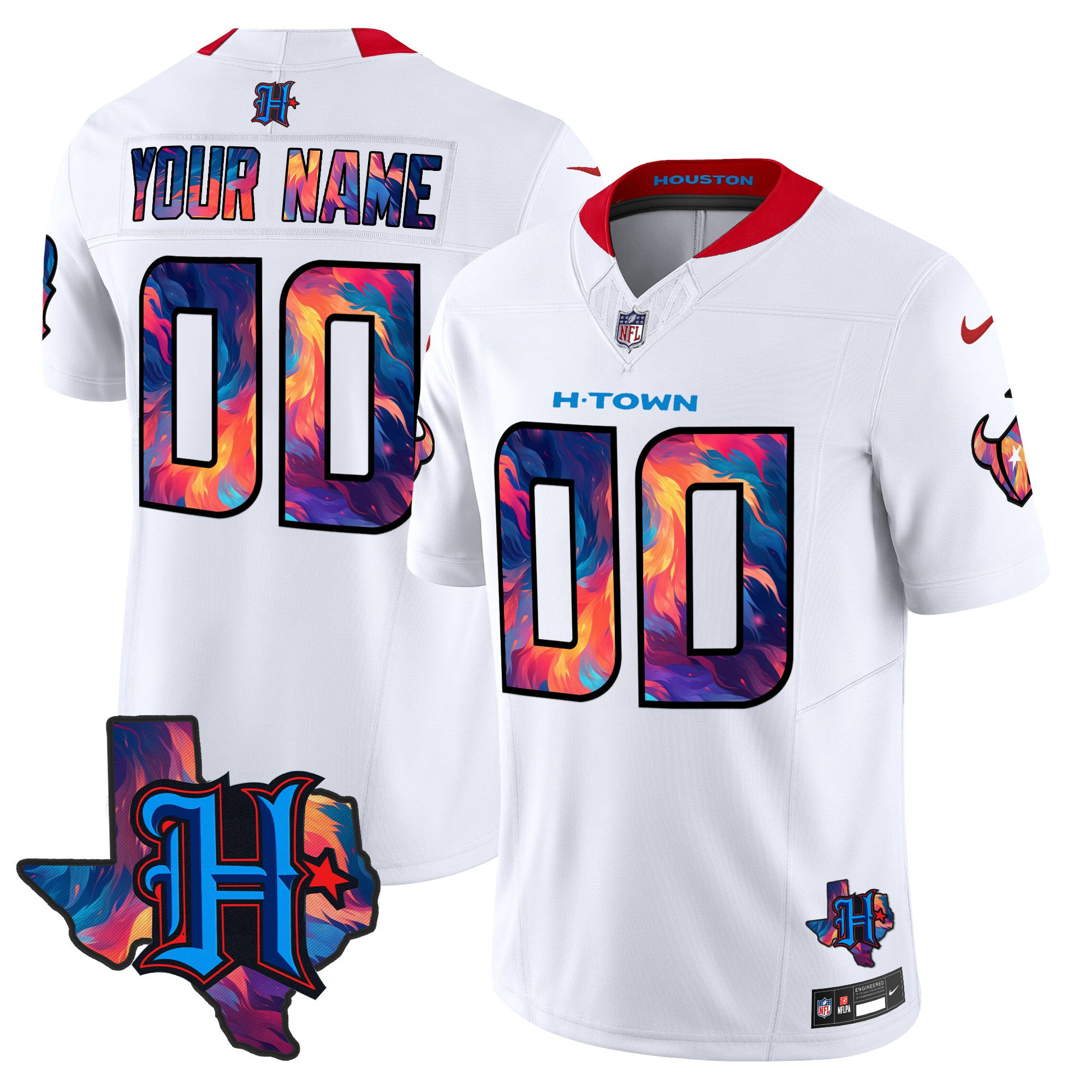 Houston Texans 2024 Special Vapor Limited Custom Jersey – All Stitched – White Jersey