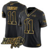 Buffalo Bills 2024 Bills Mafia Patch Gold Vapor Limited Jersey – All Stitched – Black Gold – Mitchell Trubisky Jersey