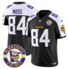 Minnesota Vikings King Of The North Patch Vapor Limited Jersey – Est. 1961 Patch – All Stitched – Black Alternate – Randy Moss Jersey