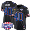 Bills 2024 AFC East Division Champions Vapor Limited Jersey – All Stitched – Black – Von Miller Jersey
